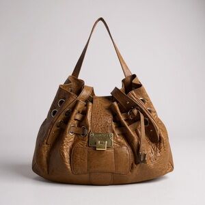 Jimmy Choo Ramona bag leather shoulder bag boho hobo textured leather hippie